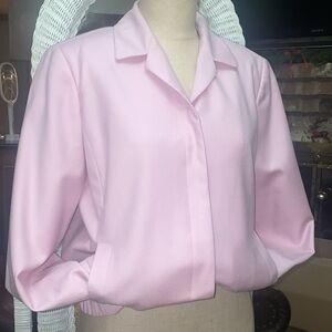 Dana Buchman Pink Satin Jacket